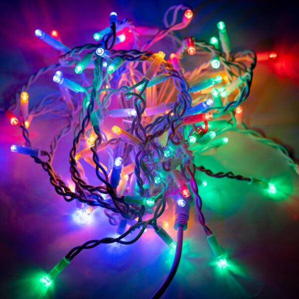 

Электрогирлянда-штора LED уличная Yes! Fun, 80 ламп, IP 65, многоцветная , белый провод 801169