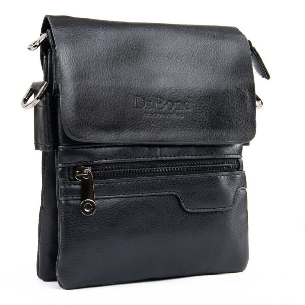 

Мужская сумка через плечо из кожзама DR. BOND GL 303-1 black