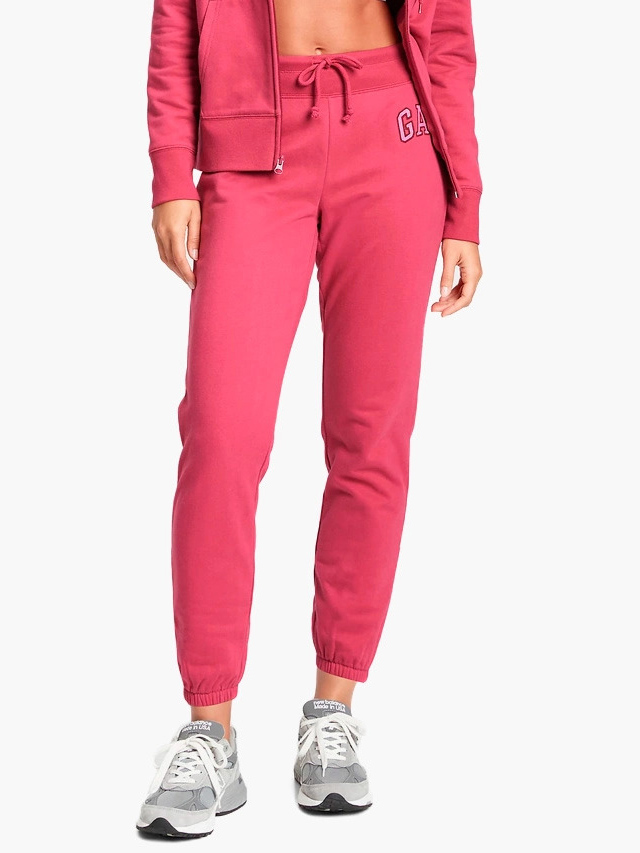 Акція на Спортивні штани на флісі жіночі GAP 650825216 XXL Рожеві від Rozetka