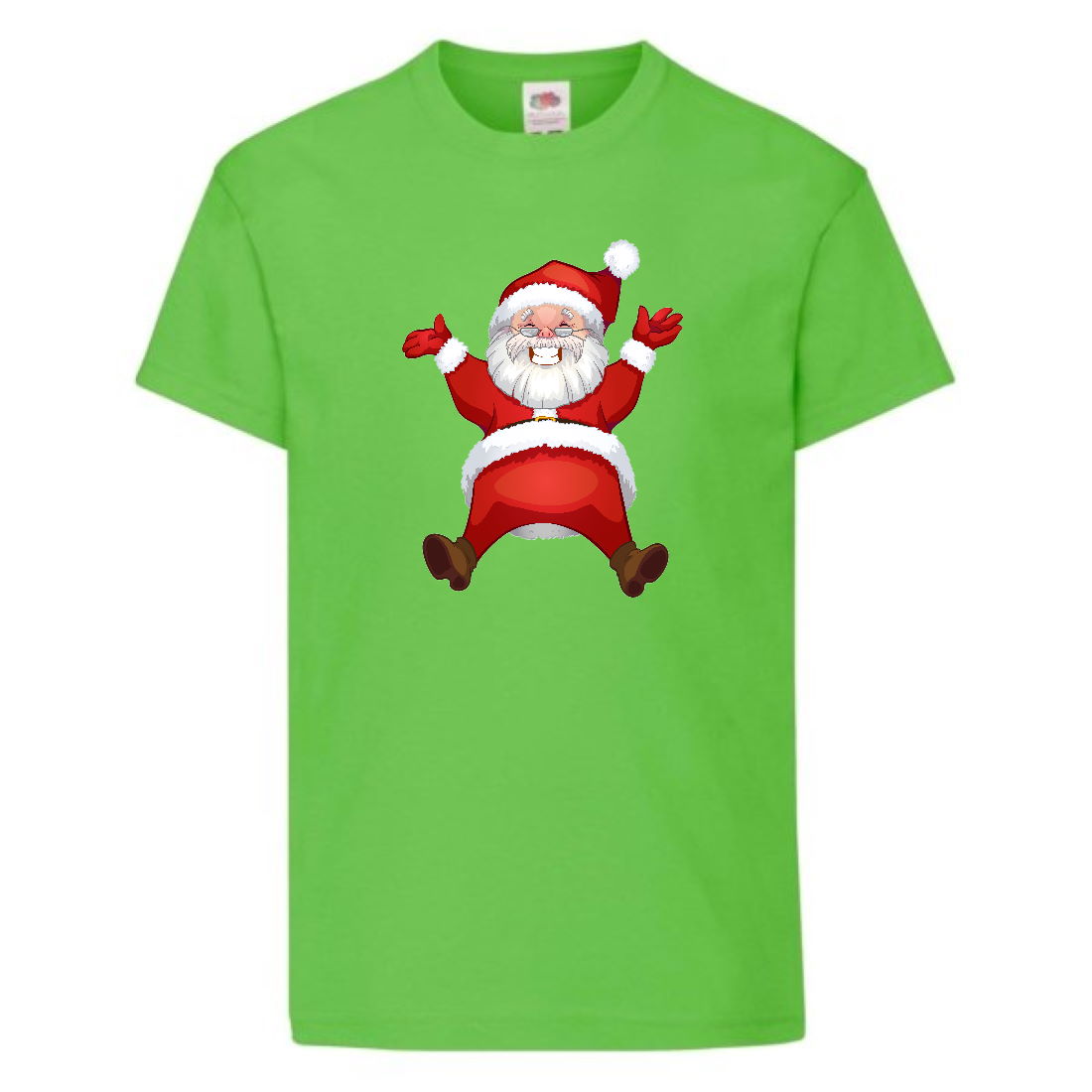 

Футболка детская Новый Год (New Year) светло-зеленая (0007-green) размер 104 см