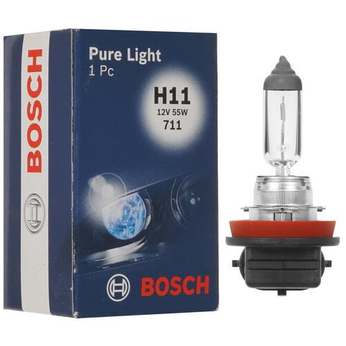 Bosch H11 Pure Light Lampe - 12 V 55 W PGJ19-2 - 1 Stück