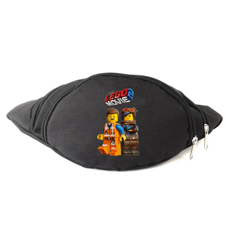 

Сумка Бананка на пояс Лего МУВИ (LEGO-Movie-04) Cappuccino Toys черная