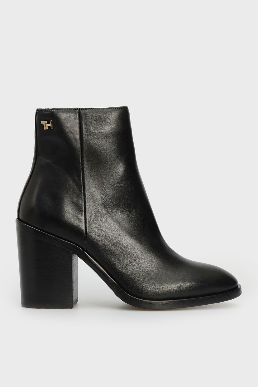 

Женские черные кожаные ботильоны Tommy Hilfiger 39 FW0FW05164