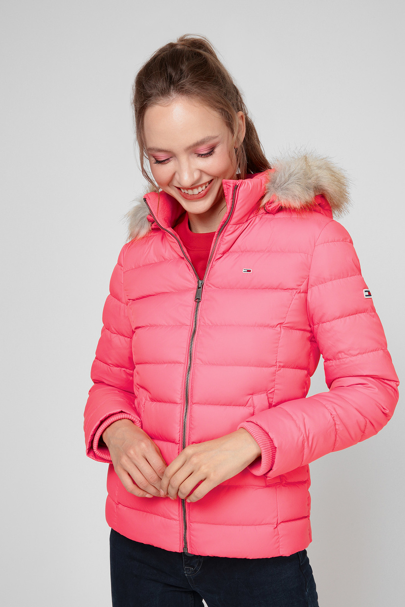 

Женская розовая куртка BASIC Tommy Hilfiger M DW0DW08588