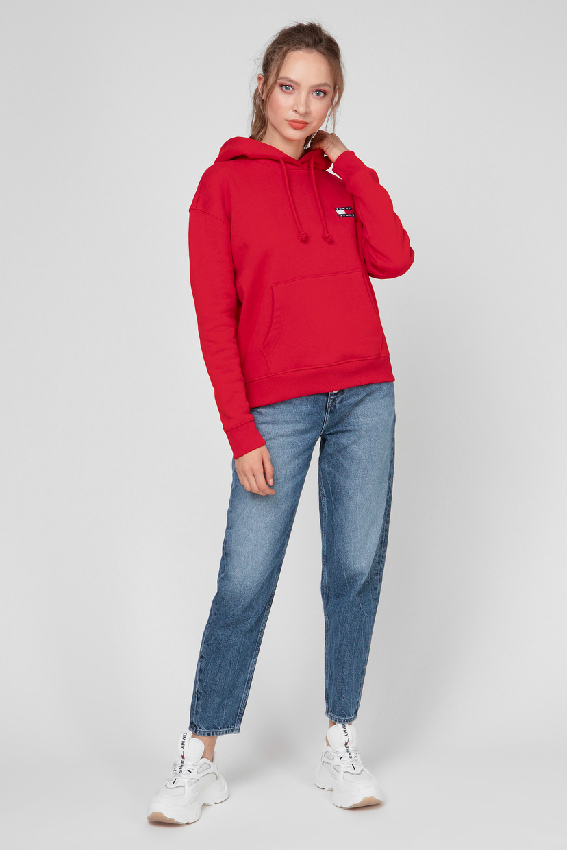 

Женское красное худи TOMMY BADGE Tommy Hilfiger XS DW0DW07787