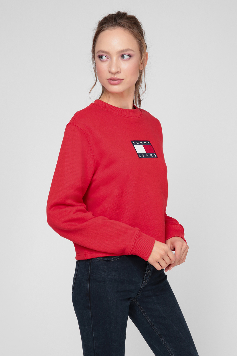 

Женский красный свитшот FLAG CREW Tommy Hilfiger S DW0DW08548