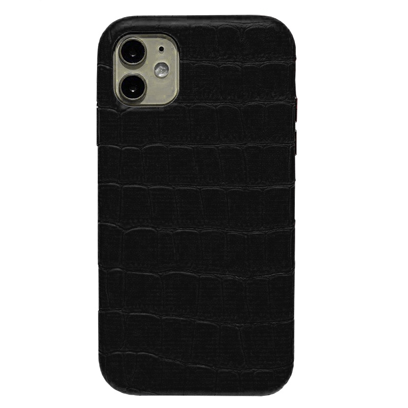 

Чехол CaseFashion Crocodile Full Leather для iPhone 12 Mini black