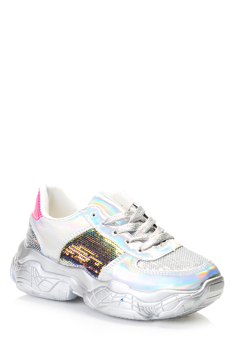 

Кроссовки Young Zone WH912-3S 36 серебрянный