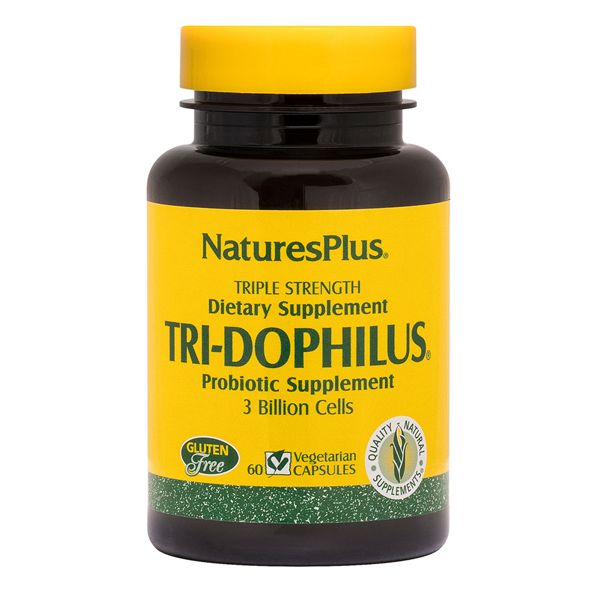 

Пробиотики Nature's Plus Пробиотики Тройная Сила Tri-Dophilus 60 Вегетарианских Капсул