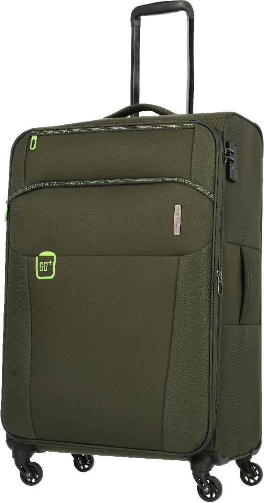 

GO/Khaki Чемодан на 4 колесах L exp. (90/97л,3,1кг) (46x79x31/35см) Travelite TL090549-86