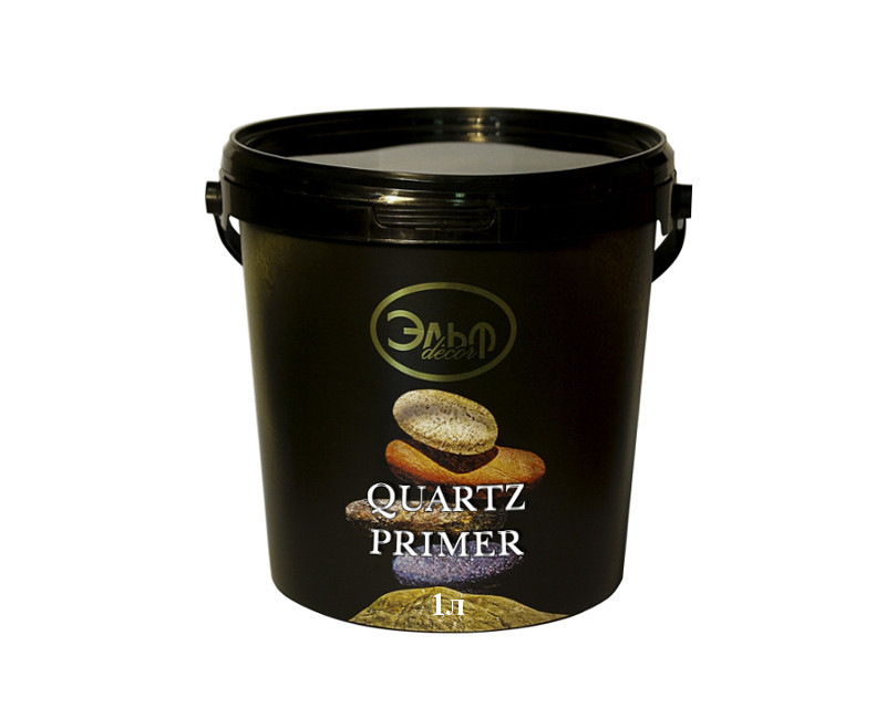 

Грунт с кварцевым песком ELF DECOR QUARTZ PRIMER для декоративных штукатурок белый 1л