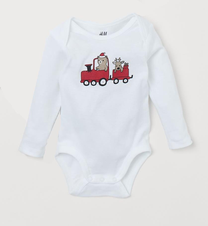 

Боди для мальчика H&M 0731027008 68 СМ Белый 61922