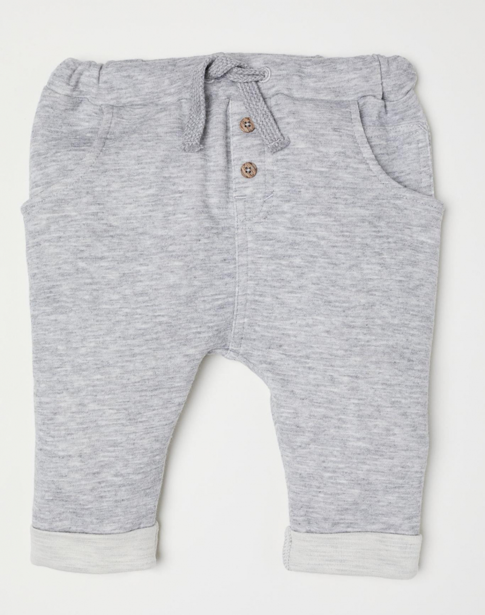 

Спортивные штаны H&M 0652850001 80 СМ Серый 61920