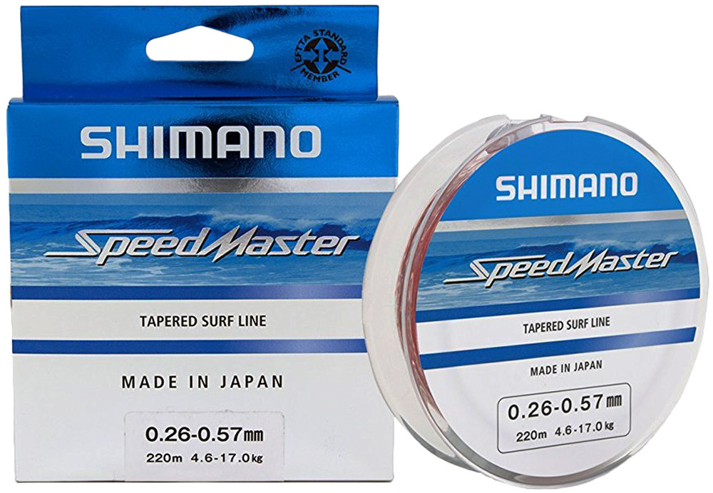 

Леска Shimano Speedmaster Tapered Surf Line 220m 0.26-0.57mm 4.6-17.0kg (арт.123422667565)