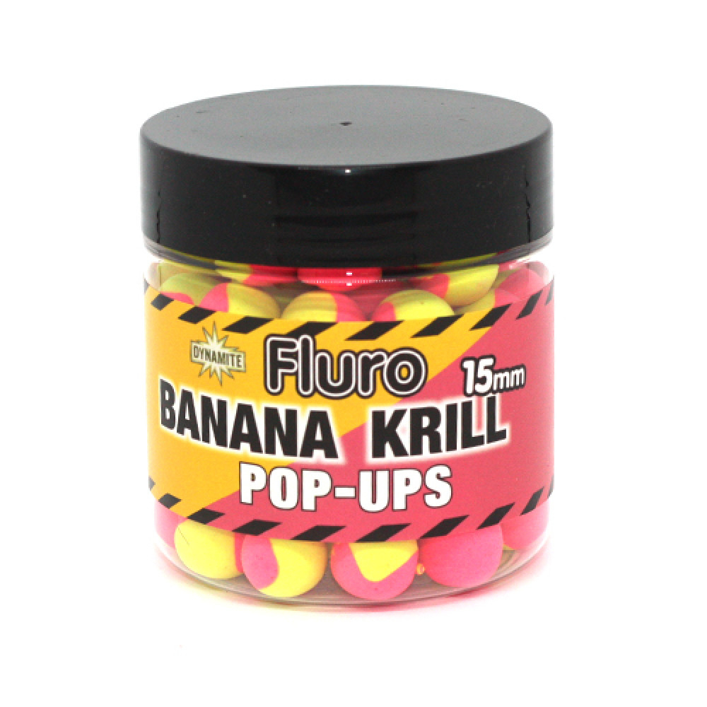 

Бойлы Dynamite Pop-Up Two-Tone Krill and Banana 20mm (арт.1919739406)