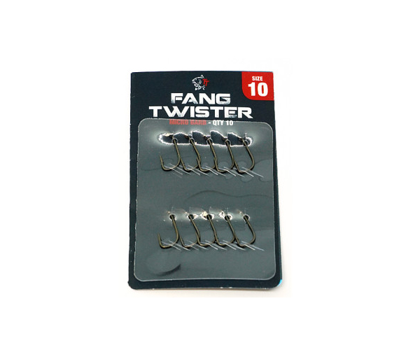 

Крючок карповый FANG TWISTER SIZE 10 (арт.1919601846)