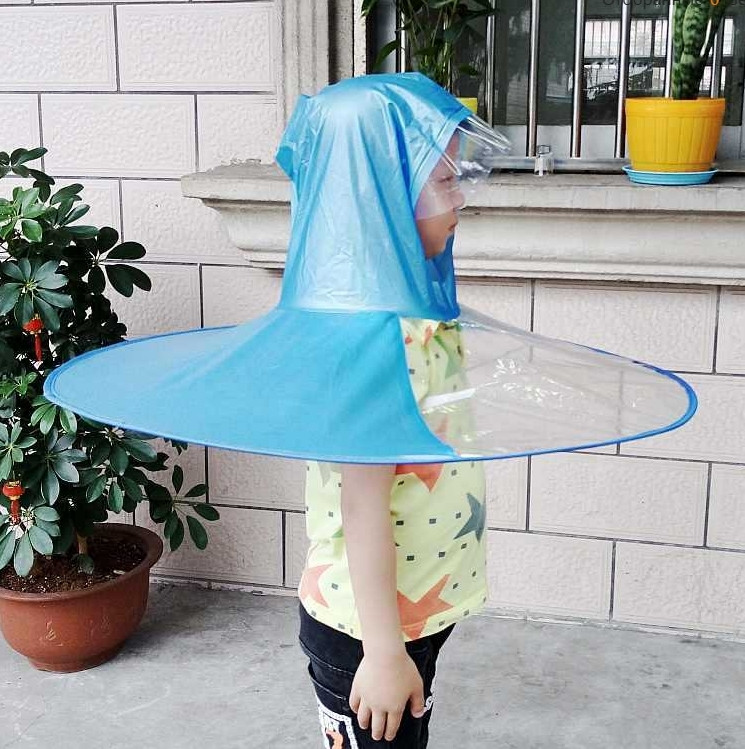 

Дождевик Rain Hood "Зонт с капюшоном" М: 120-145 см, голубой