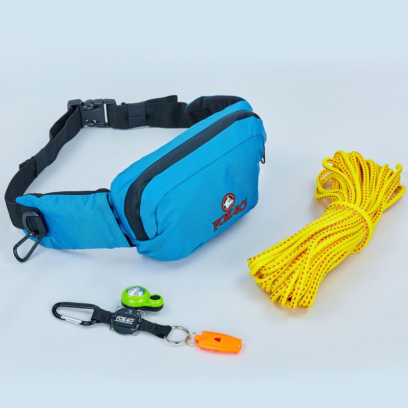 

Спасательный набор Fox40 Sup Safety Kit (сумка, канат, фонарик, свисток), код: 7928-1300
