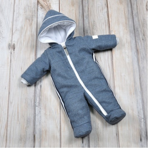 

Зимний кашемировый комбинезон Magbaby синий 74