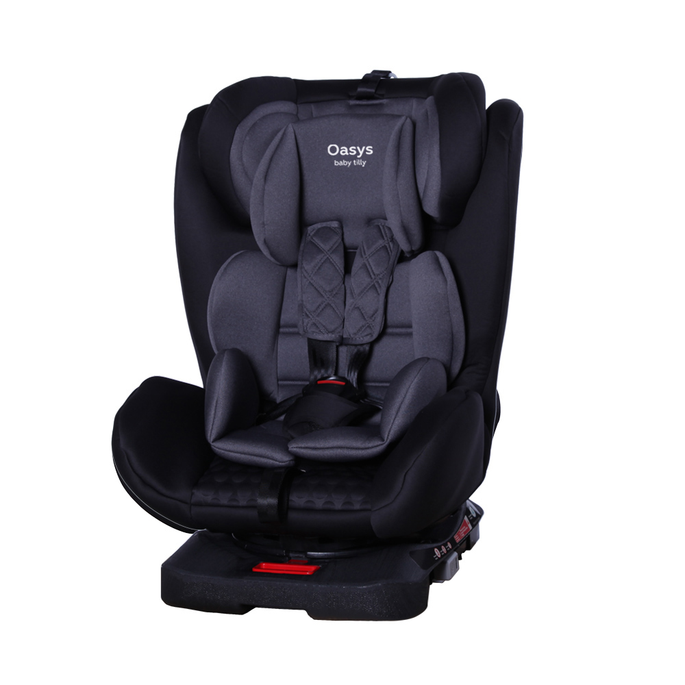 

Автокресло TILLY Oasys T-551 Dark Grey группа 0+/1/2/3 (0-36 кг) с системой Isofix и поворотом + подлокотники и боковая поддержка