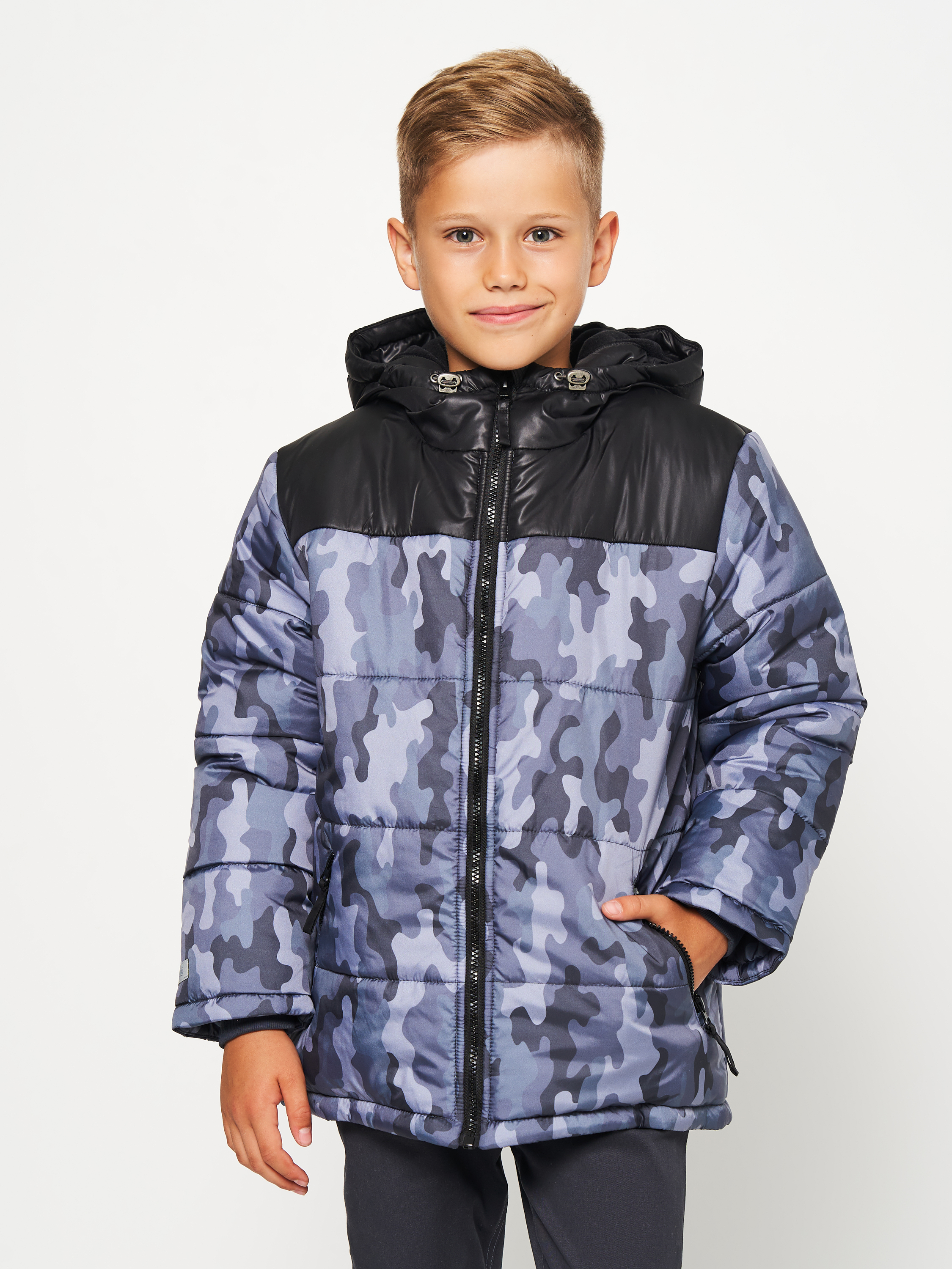 Акція на Зимова куртка для хлопчика Бембі КТ295-XY1 146 см від Rozetka