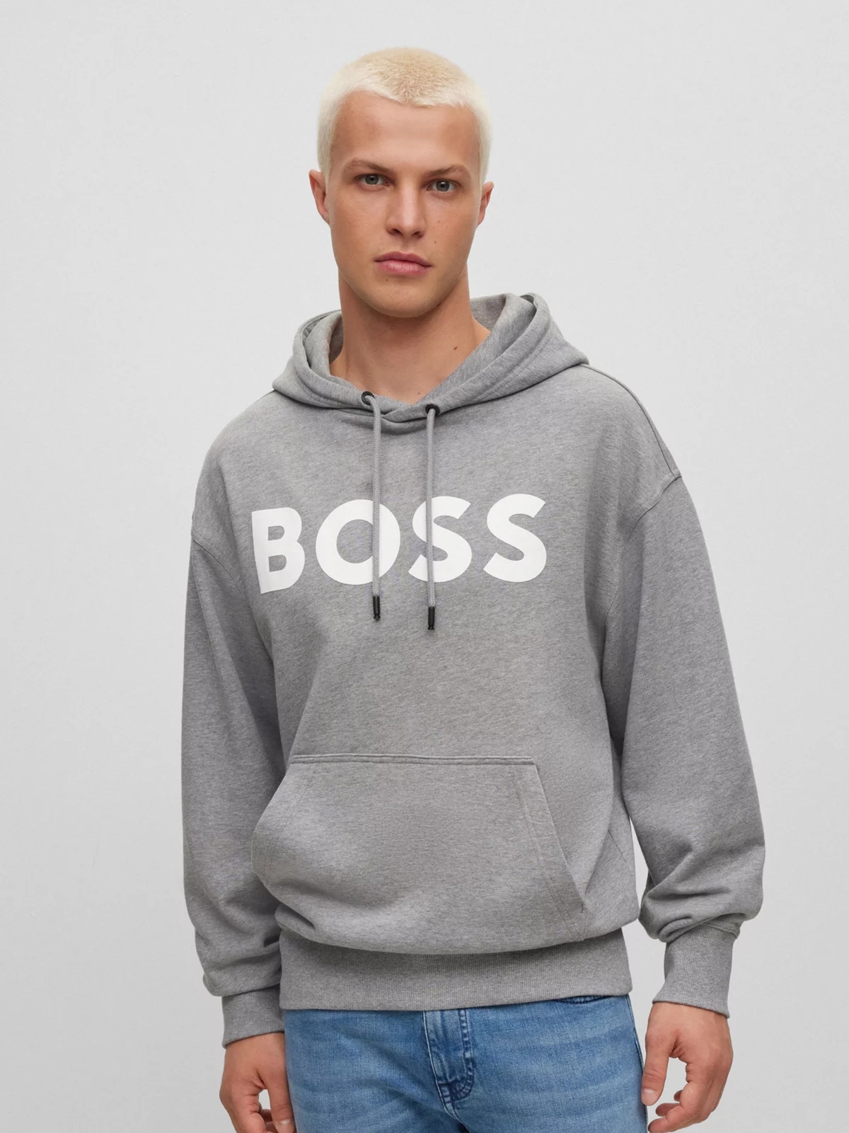 Худи мужское Hugo Boss 50487134-51 XL Светло-серое (4063538202106) – в ...