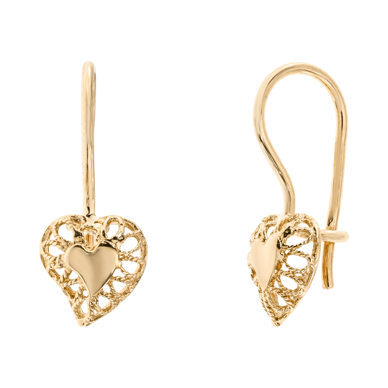 

Серьги с петельчатым замком Diamant с0215