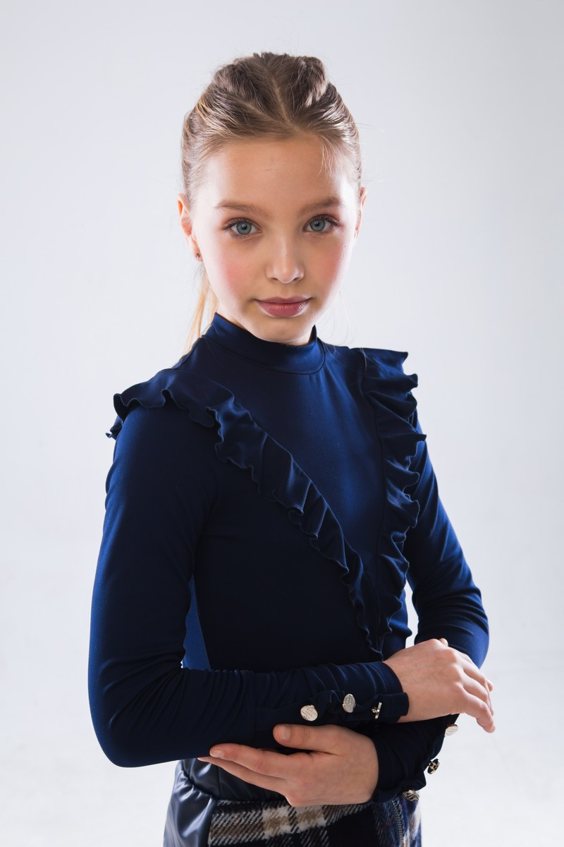 

Гольф для дівчинки Suzie Вивиана синій 134