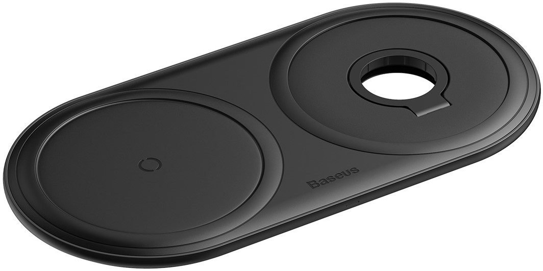 

Беспроводное зарядное устройство Baseus Planet 2in1 с технологией Qi 10W MAX и адаптером 24W QC3.0 Черный