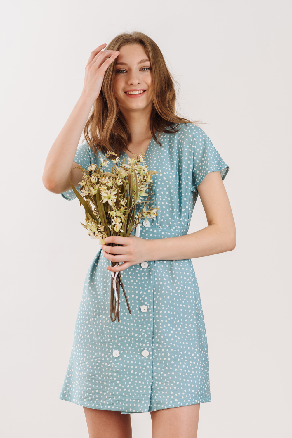 

Платье Azuri 5862  Бирюзовое, Платье Azuri 5862 XL Бирюзовое