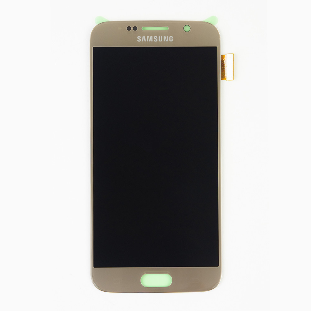 

Дисплей (экран) для Samsung G920F Galaxy S6 с сенсорным стеклом, золотистый Amoled Original PRC