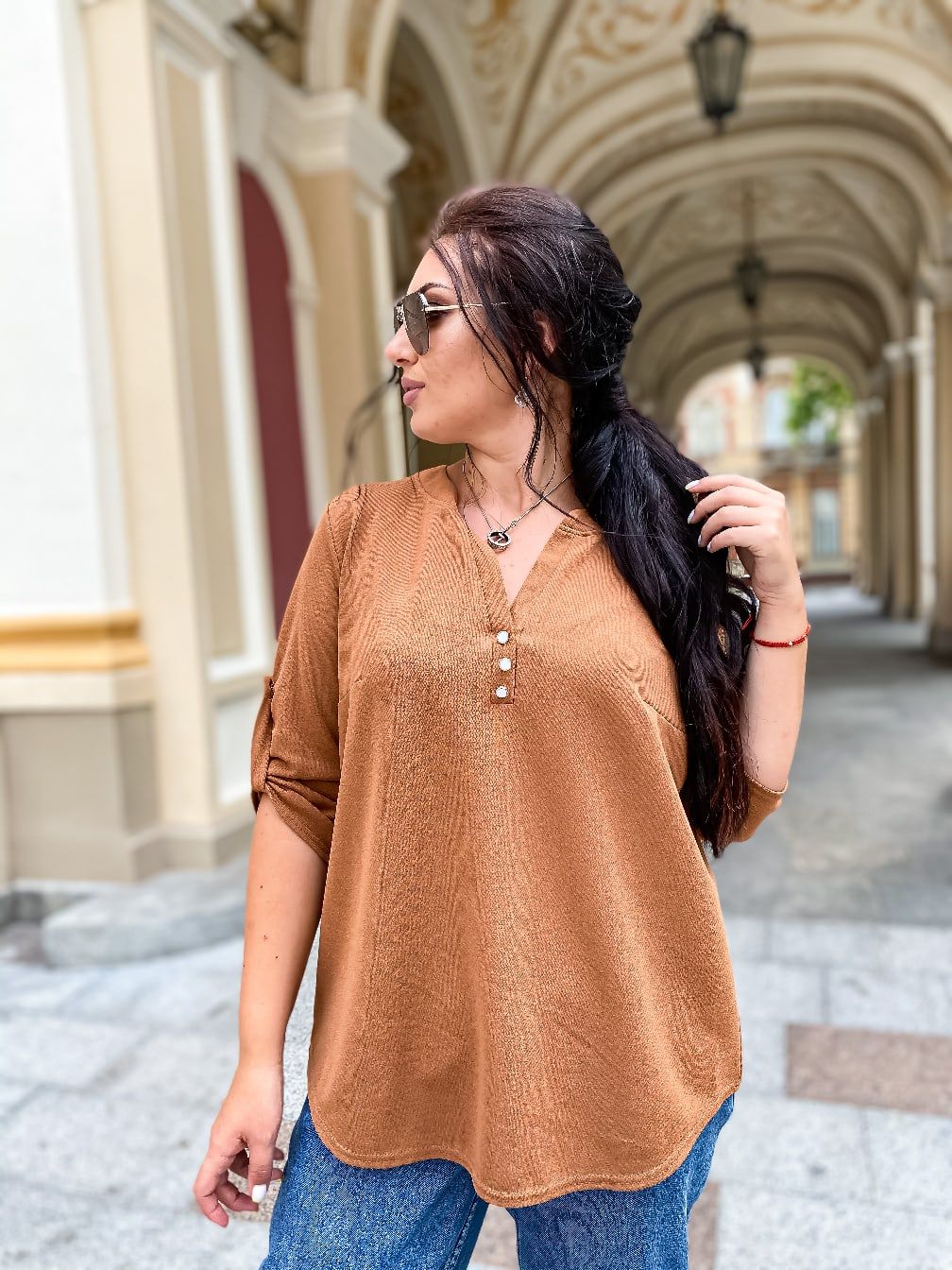 

Туника DNKA с41349 - Терракотовая, Туника DNKA с41349 50-52 Терракотовая