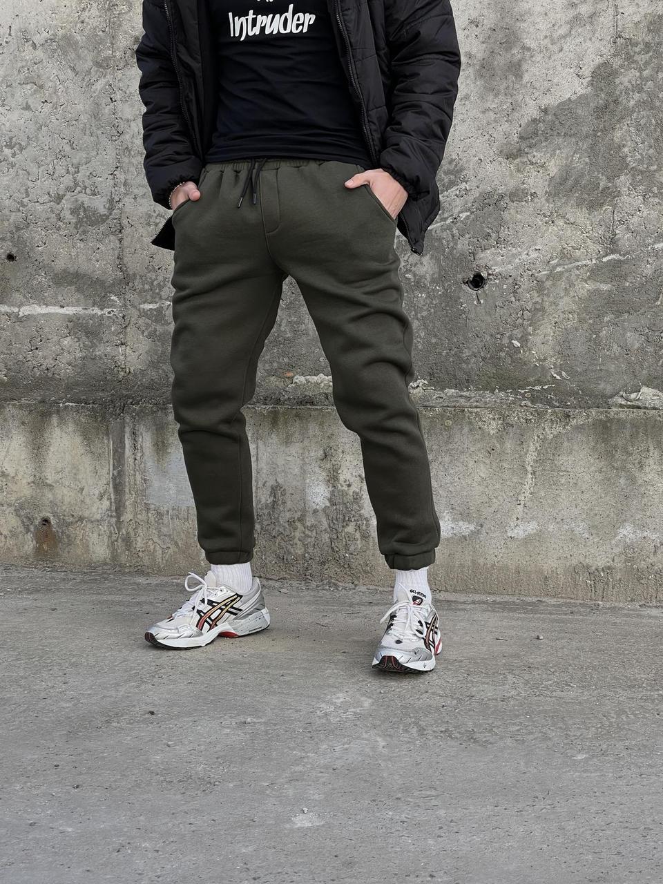 Зимние мужские Брюки Intruder Fleece на флисе с карманами / Утепленные ...