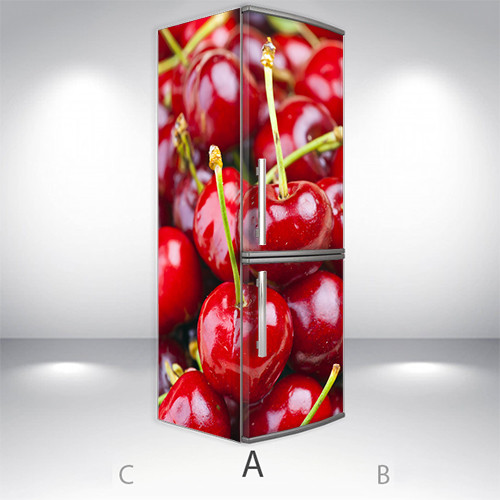 

Наклейки на холодильник 3d, Самоклейка, 200 х 65 см, Лицевая+Левая(А) (holSS1_ed11873 Еда-4)