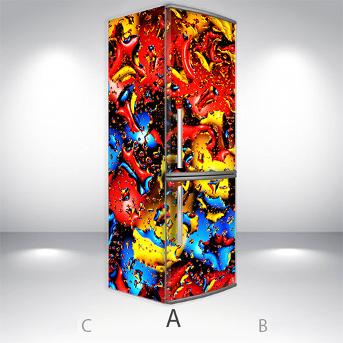 

Наклейки на холодильник 3d, Самоклейка, 200 х 65 см, Лицевая+Левая(А) (holSS1_ts10717 Разное-4)