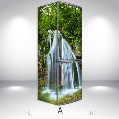 

Наклейки на холодильник 3d, Самоклейка, 200 х 65 см, Лицевая+Левая(А) (holSS1_wf00202 Природа-4)