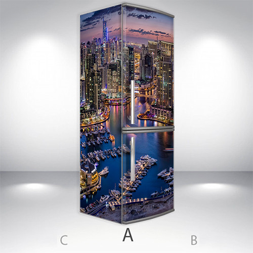 

Наклейки на холодильник 3d, Самоклейка, 200 х 65 см, Лицевая+Левая(А) (gd10752-2)