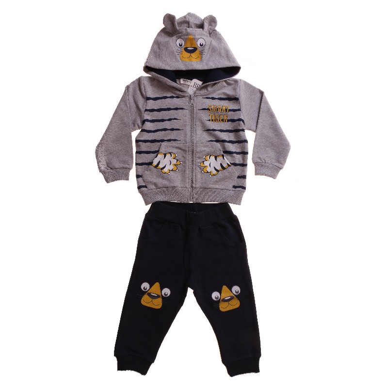 

Костюм Спортивний для мальчика BREEZE 13418 86 см м-серый/т-синий (410923)