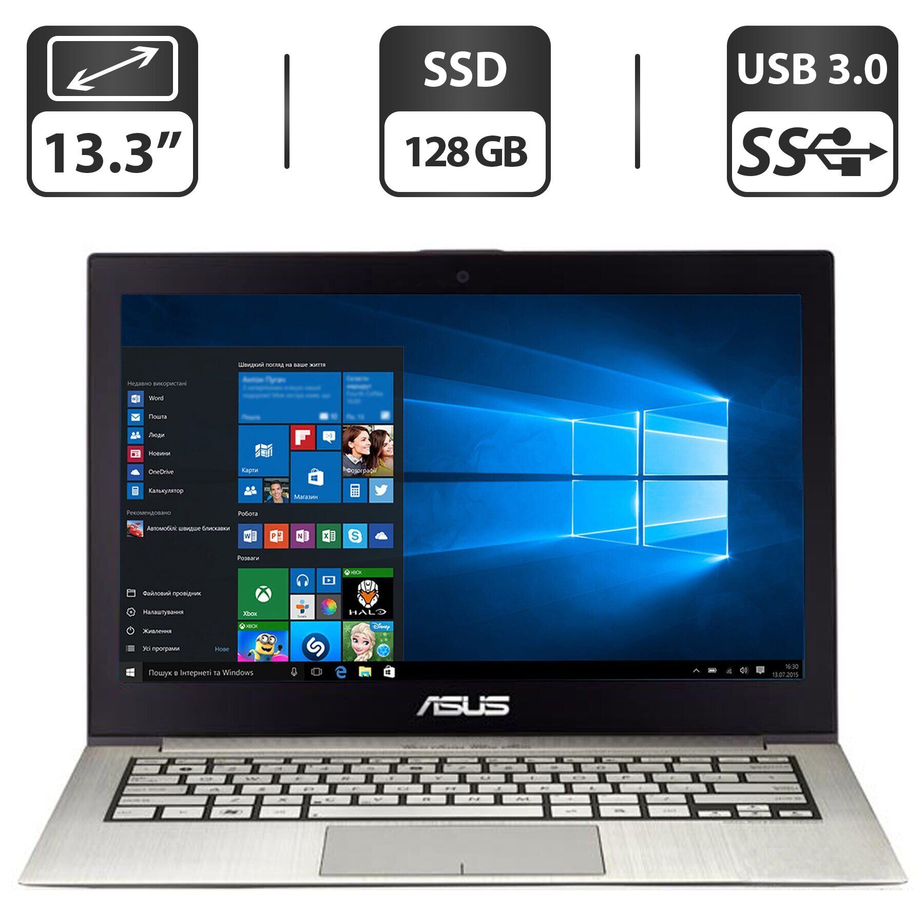 Ультрабук Asus Zenbook Ux31e 13 3 Tn Intel Core I7 2677m 2 4 ядра по 1 8 2 9 Ghz 4gb