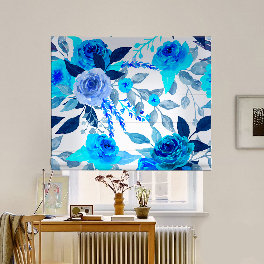 

Римская штора система Classic InHt Фотопечать Цветы 15-093 Блэкаут 60х170 см