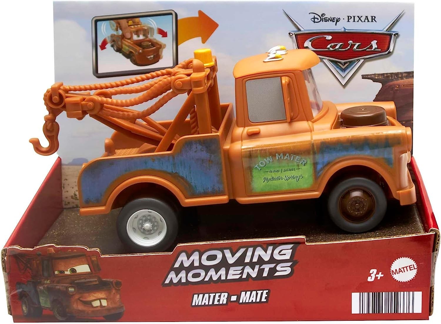 Машинка Тачки Mattel Disney and Pixar Cars Moving Moments Mater Подвижные  моменты Мэтр Сырник (HPH65) – фото, отзывы, характеристики в  интернет-магазине ROZETKA от продавца: VRS | Купить в Украине: Киеве,  Харькове, Днепре,