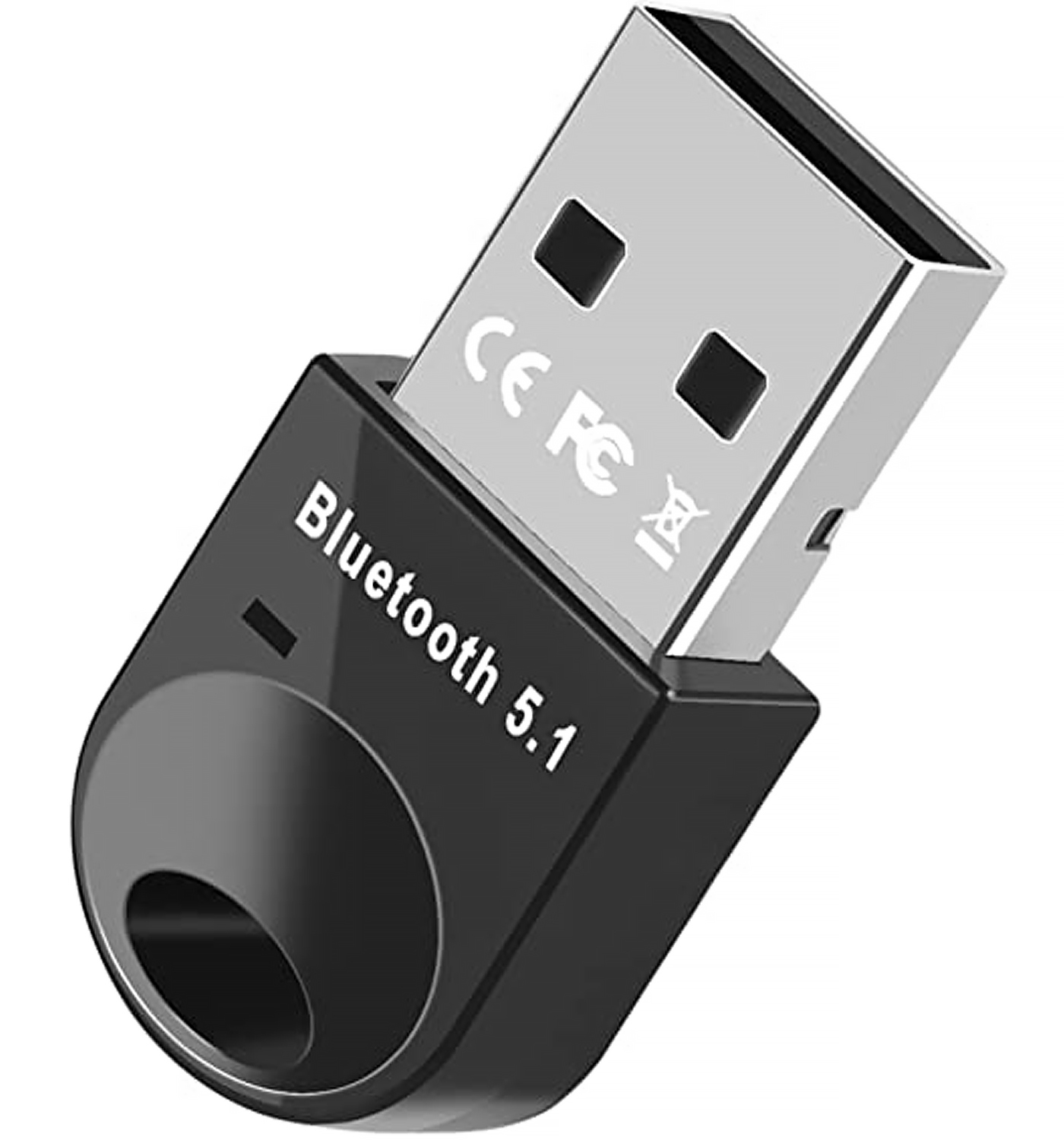 Bluetooth адаптер 5.1 + EDR блютуз адаптер для ПК, ноутбука, мыши ...