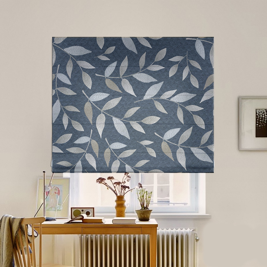 

Римская штора система Classic InHt Фотопечать Листья 15-130 Блэкаут 120х170 см