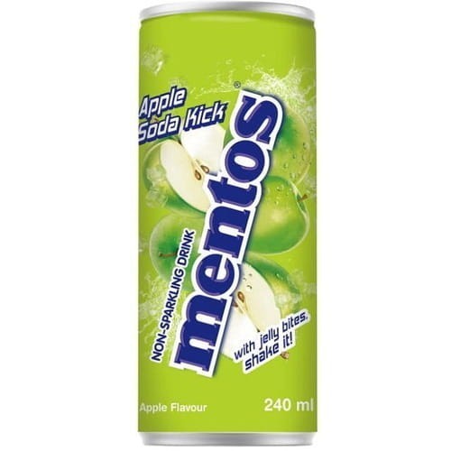 Напій сильногазований Mentos (Ментос) Apple with Coconut Jelly 240 мл ...