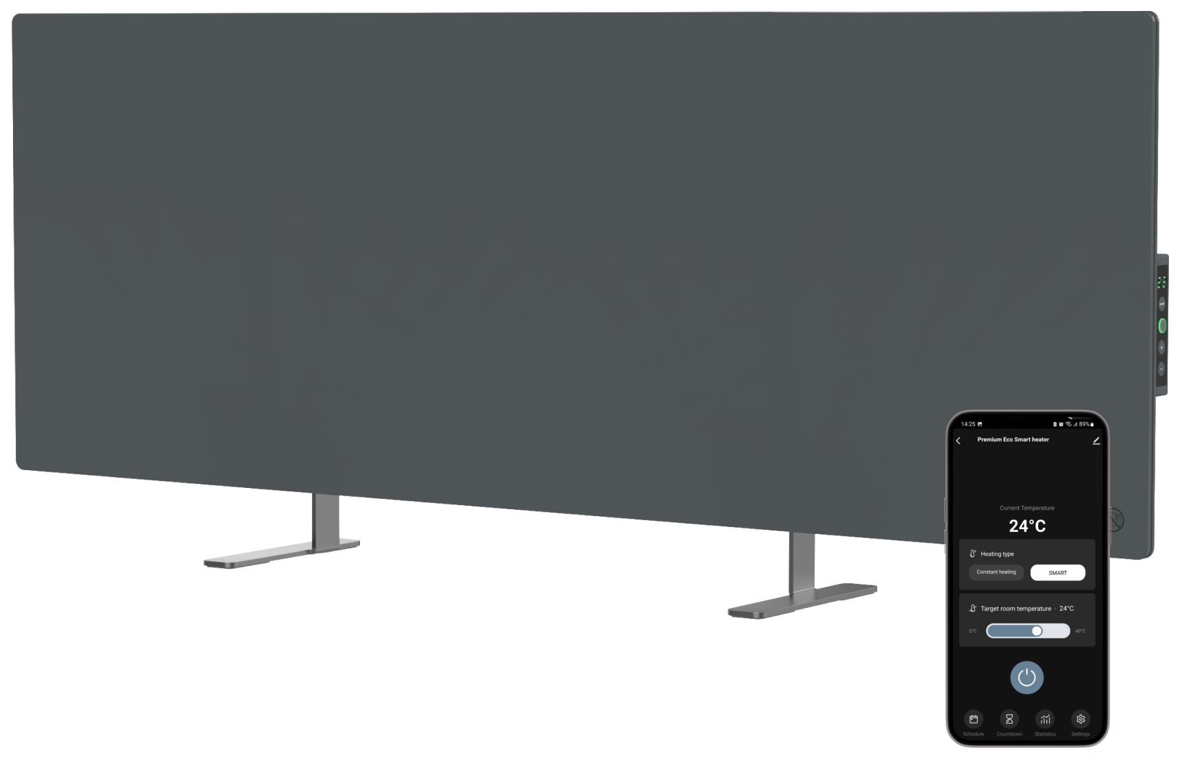 Конвектор AENO Premium Eco Smart GH5S LED Grey (AGH0005S) фото, отзывы, характеристики в Конвектор AENO Premium Eco Smart GH5S LED Grey (AGH0005S) фото, отзывы, характеристики в