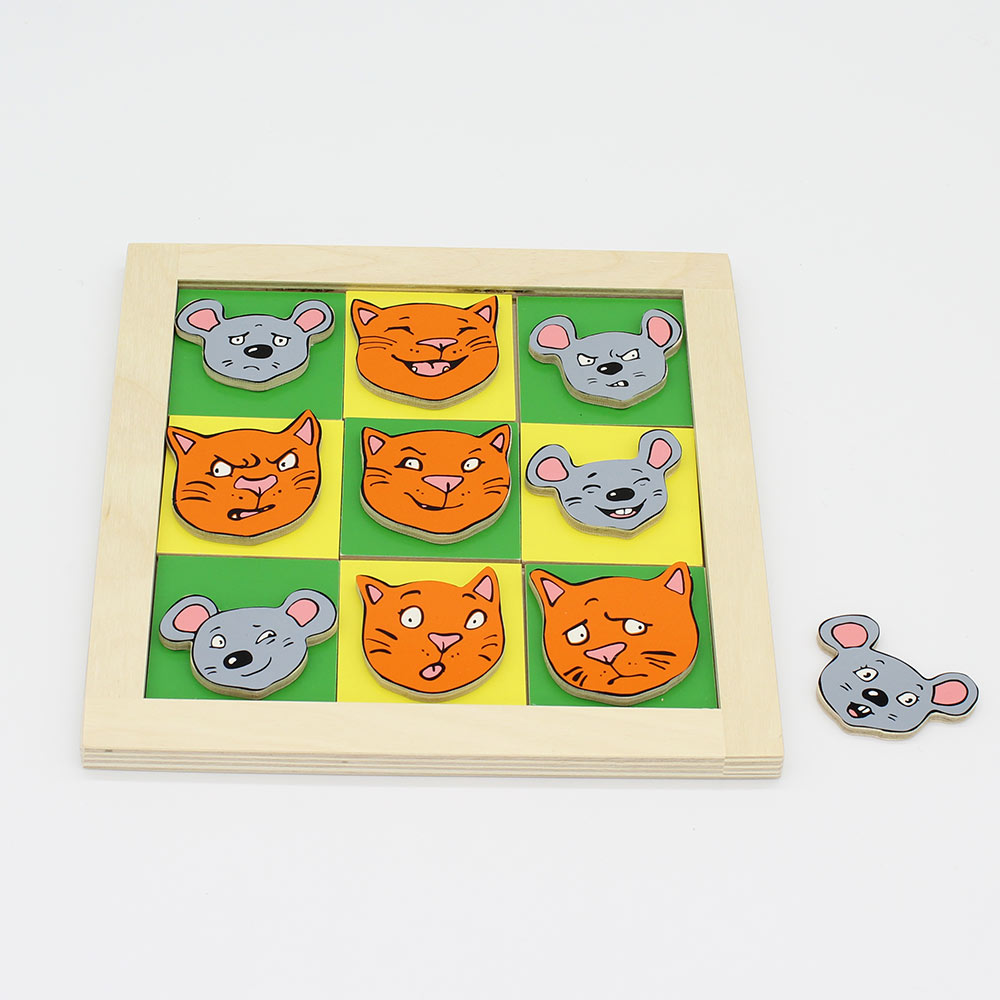 

Хрестикинулики Котикимишки Lam Toys 20 деталей 21.50х21.50х1.3 (1322)