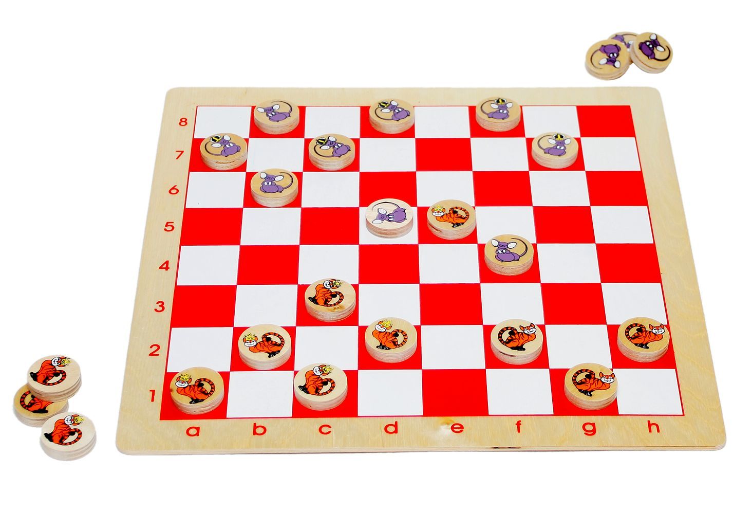 

Настільная ігра Шашки Мишакіт Lam Toys 25 деталей 37.00х37.00х0.60 (1509)