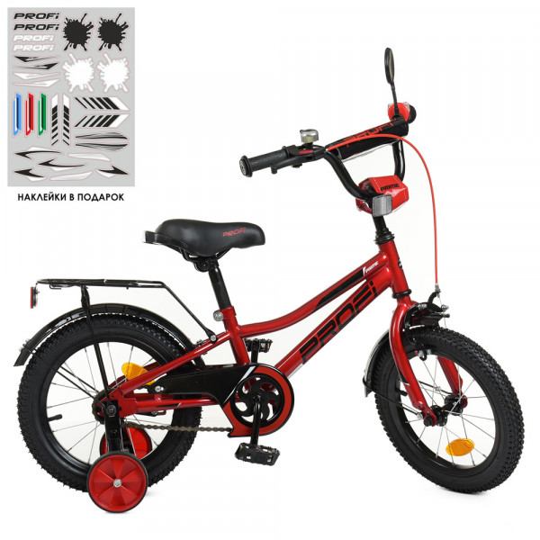 

Велосипед детский 2-х кол. 12д. PROF1 Y12221 Prime (red)
