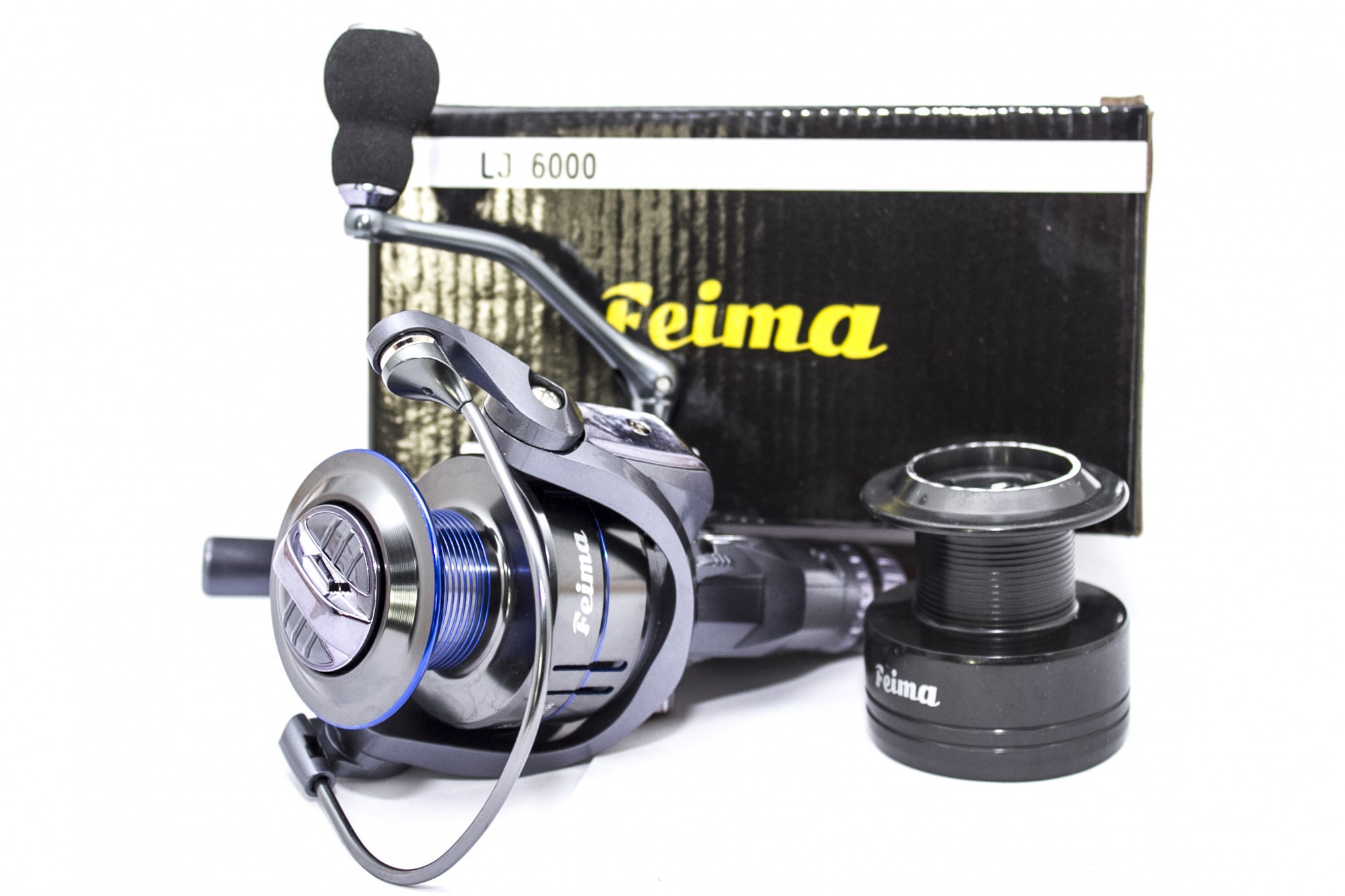 

Карповая катушка с бейтранером Feima LJ 6000 7+1bb
