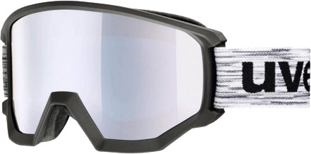 

Маска горнолыжная Uvex Athletic FM Black/whi m dl/silv-blu (4043197299846)